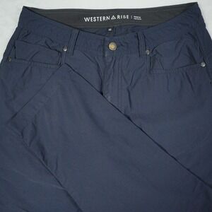 Western Rise Evolution Pant Mens 30X27 Navy Blue Technical Travel 5-Pocket Pants